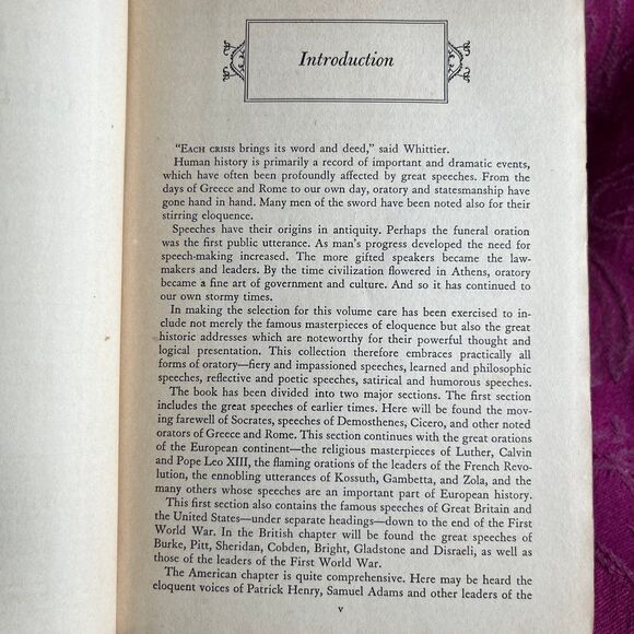 1942 The World's Greatest Speeches. Edited by Lewis Copeland, Vintage Book - Picture 5 of 12